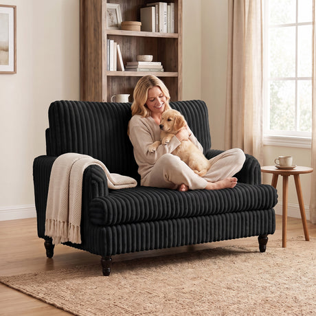 Velvet Single Sofa Armchair 115cm Wide - Velmora