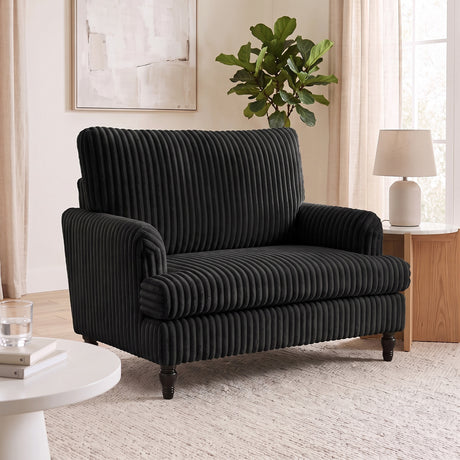 Velvet Single Sofa Armchair 115cm Wide - Velmora