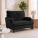 Velvet Single Sofa Armchair 115cm Wide - Velmora