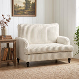 Velvet Single Sofa Armchair 115cm Wide - Velmora