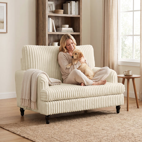 Velvet Single Sofa Armchair 115cm Wide - Velmora