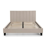 Velvet Small Double Bed - Rosa