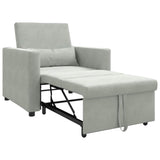 Velvet Sofa Bed 1 Seater 90cm Wide - Vantage Home