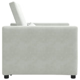 Velvet Sofa Bed 1 Seater 90cm Wide - Vantage Home