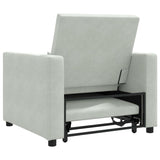 Velvet Sofa Bed 1 Seater 90cm Wide - Vantage Home