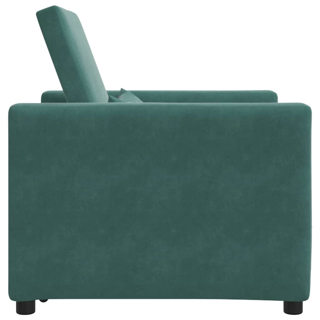 Velvet Sofa Bed 1 Seater 90cm Wide - Vantage Home