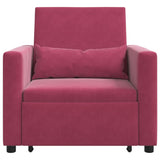 Velvet Sofa Bed 1 Seater 90cm Wide - Vantage Home