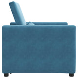 Velvet Sofa Bed 1 Seater 90cm Wide - Vantage Home