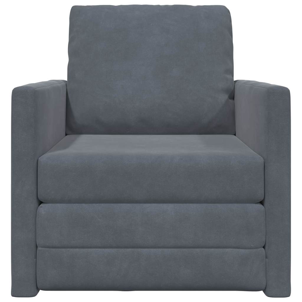 Velvet Sofa Bed 1 Seater - Vantage Home