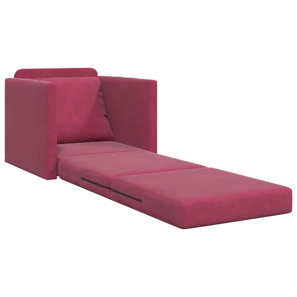 Velvet Sofa Bed 1 Seater - Vantage Home