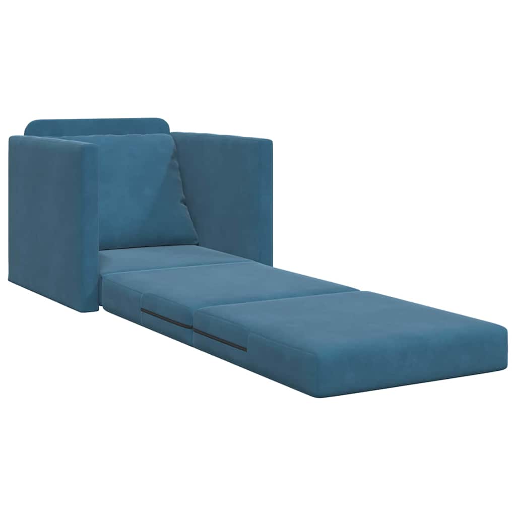 Velvet Sofa Bed 1 Seater - Vantage Home