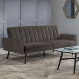 Velvet Sofa Bed 208cm Wide - Afina