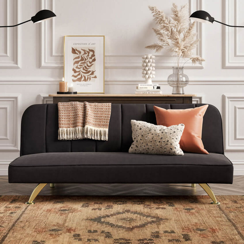 Velvet Sofa Bed - Burlington