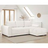 Velvet Sofa Bed Universal Corner - Azzuro