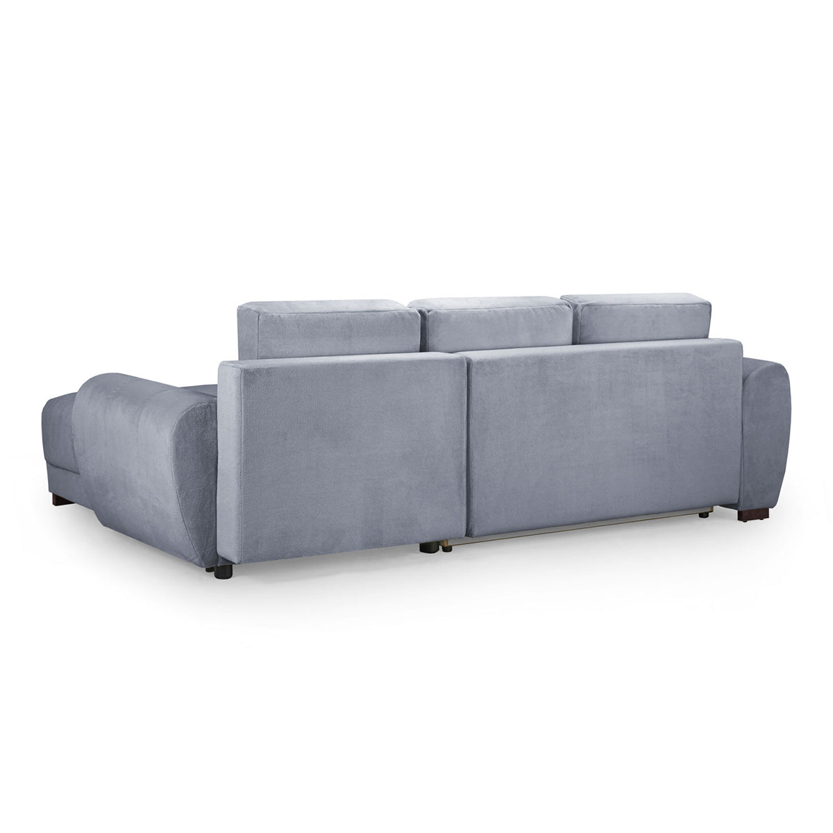 Velvet Sofa Bed Universal Corner - Azzuro