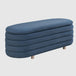 Velvet Storage Ottoman 124cm Wide - Ripple