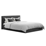 Velvet Super King Size Ottoman Storage Bed - Berlin
