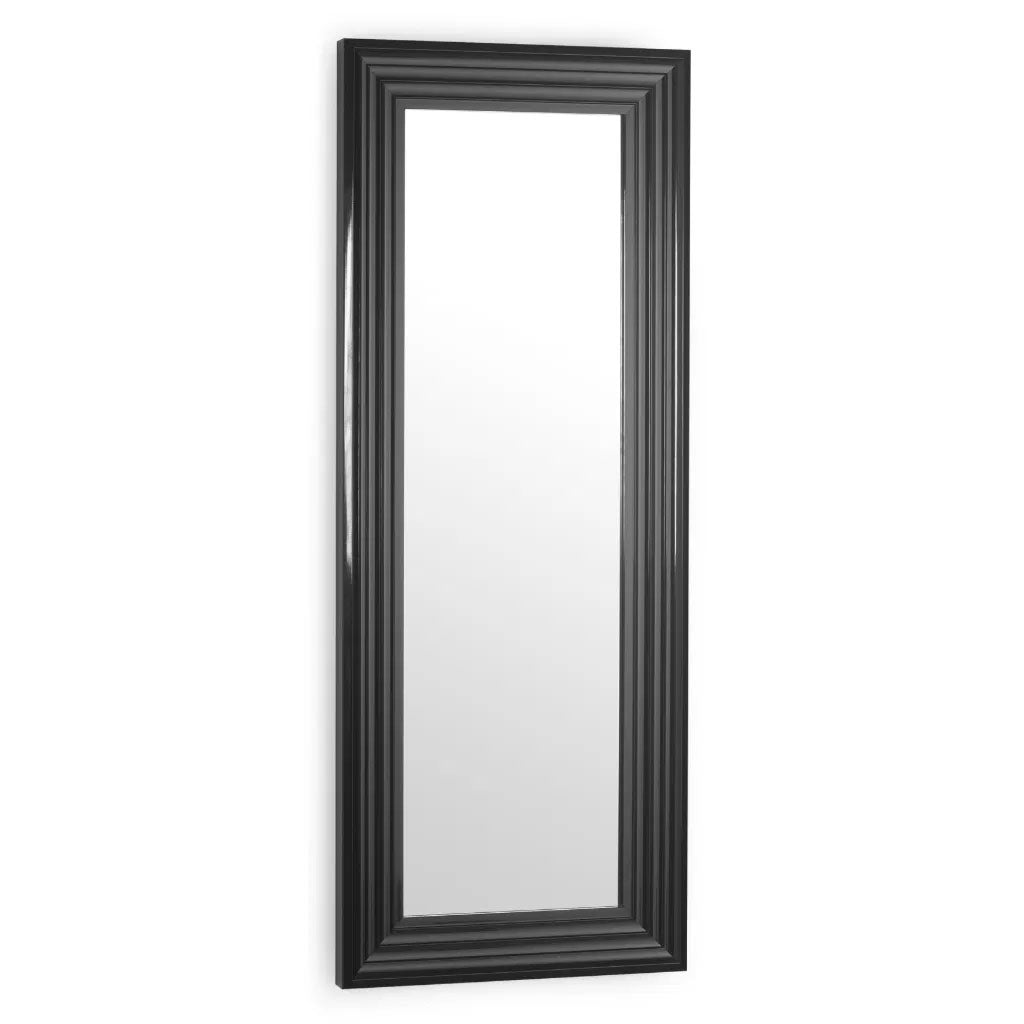 Wall Mirror 115cm High With Wooden Frame - Tokyo