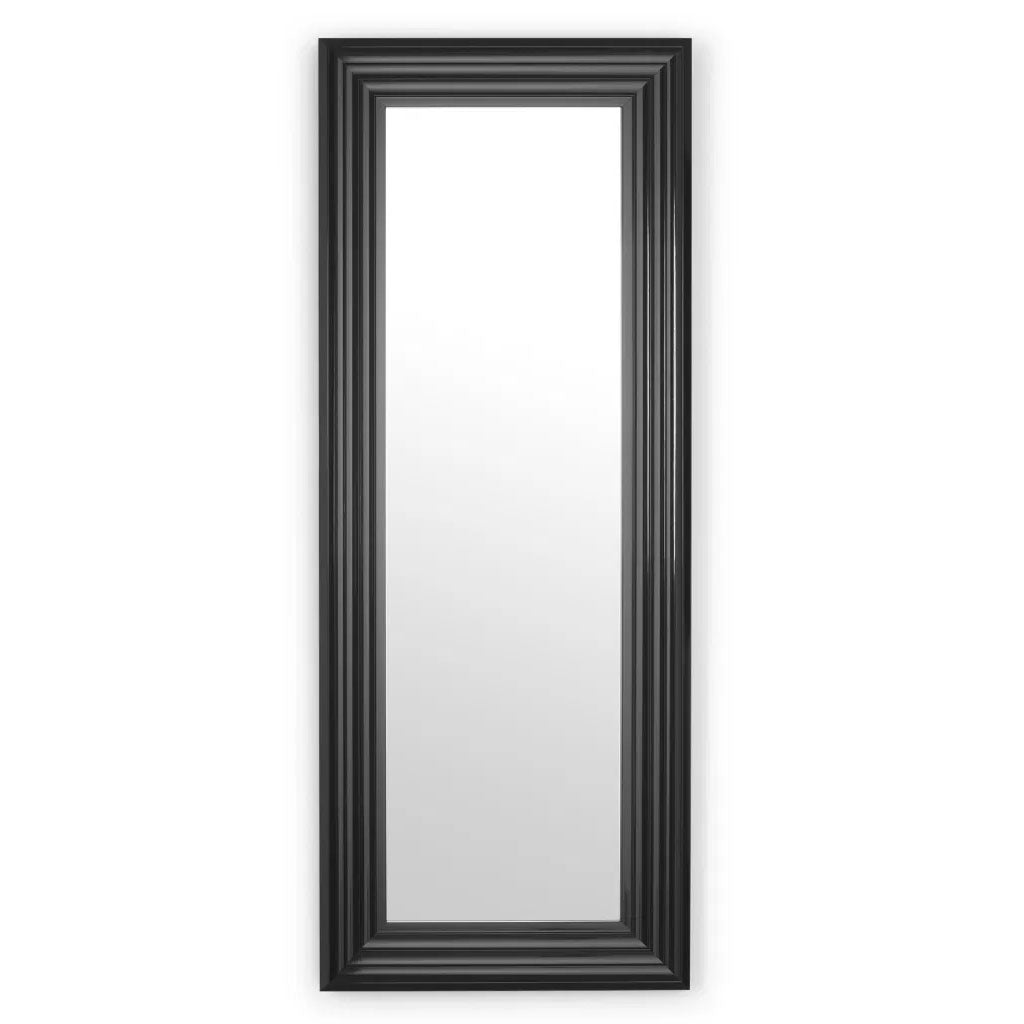 Wall Mirror 115cm High With Wooden Frame - Tokyo