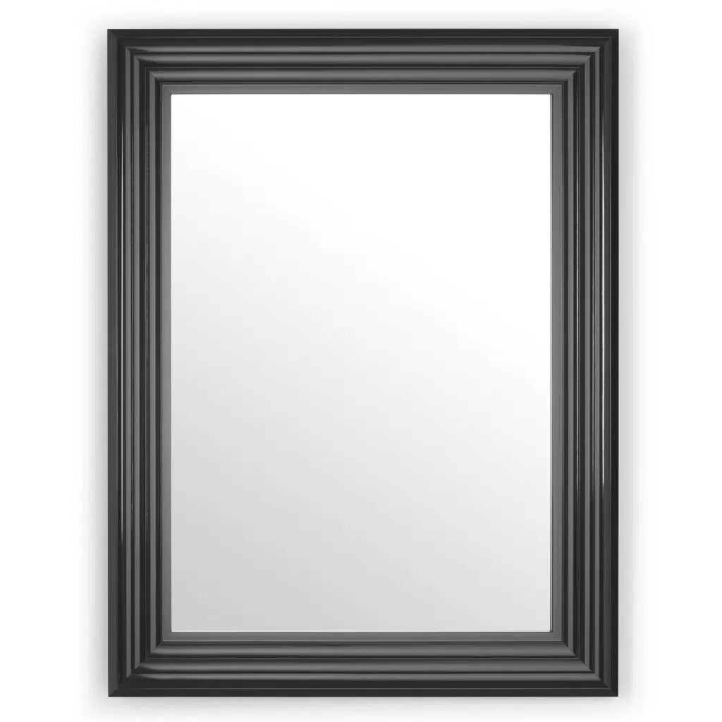 Wall Mirror 85cm High With Wooden Frame - Tokyo