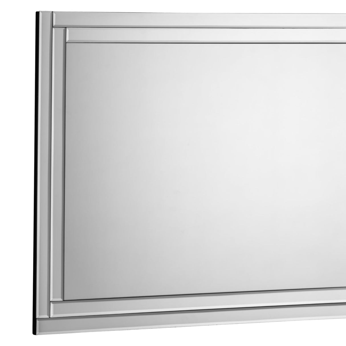 Glass Frameless Wall Mirror - Deco