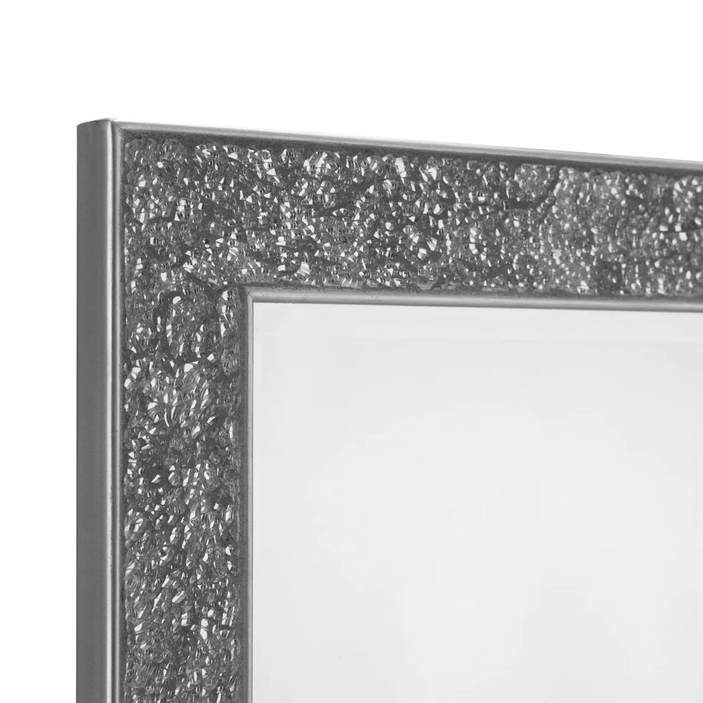 Wall Mirror With Glass Fragment Frame Rectangular - Staccato