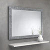 Wall Mirror With Glass Fragment Frame Rectangular - Staccato