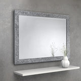 Wall Mirror With Glass Fragment Frame Rectangular - Staccato
