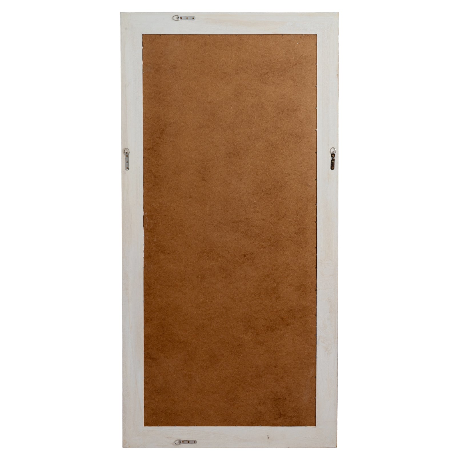 Wall Mirror Large In Washed Wooden Frame - Bradford