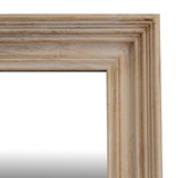 Wall Mirror Medium In Washed Wooden Frame - Bradford