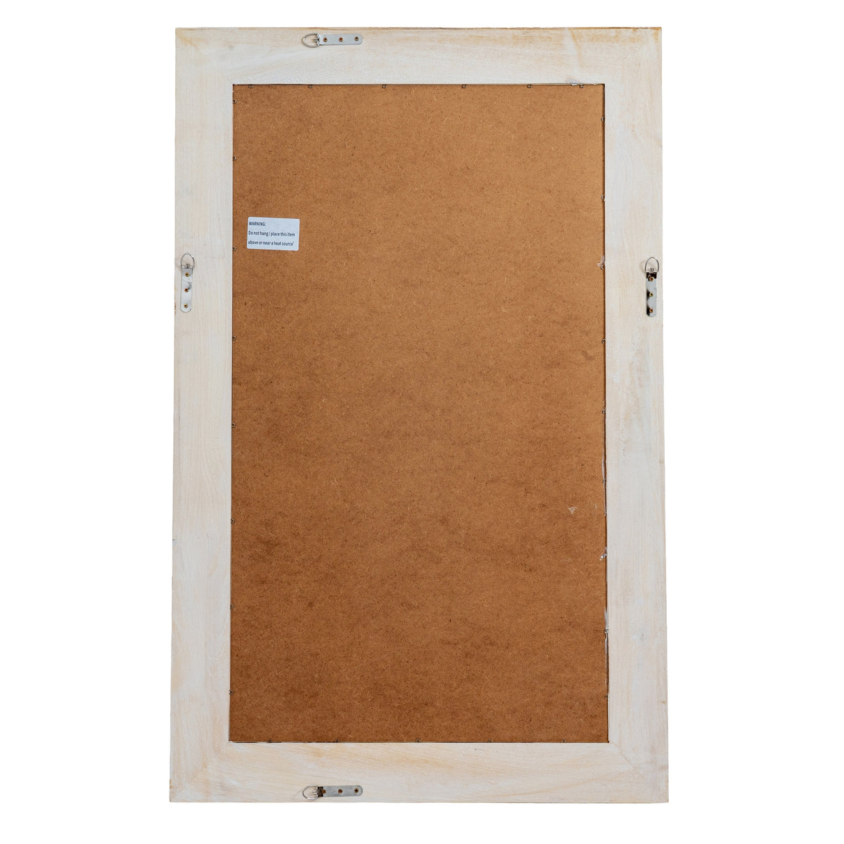 Wall Mirror Medium In Washed Wooden Frame - Bradford