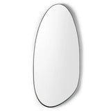 Wall Mirror Organic Shaped With Metal Frame - Rushmore