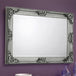 Wall Mirror Rectangular With Wooden Frame - Rococo