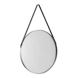 Wall Mirror Round With Silver Metal Frame - Opera
