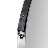 Wall Mirror Round With Silver Metal Frame - Opera