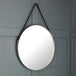 Wall Mirror Round With Silver Metal Frame - Opera