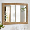 Wall Mirror With Wooden Frame - Mallory