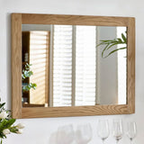 Wall Mirror With Wooden Frame - Mallory