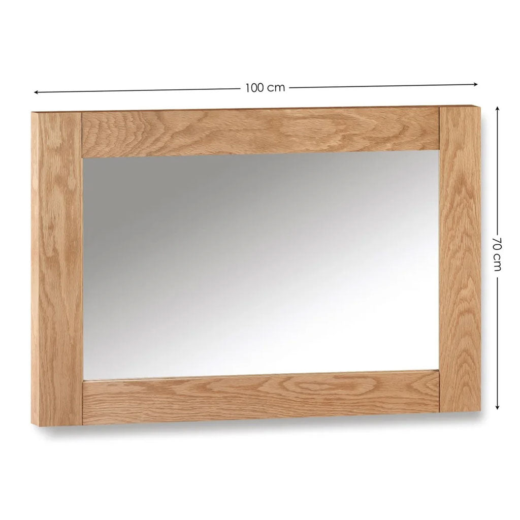 Wall Mirror With Wooden Frame - Marlborough