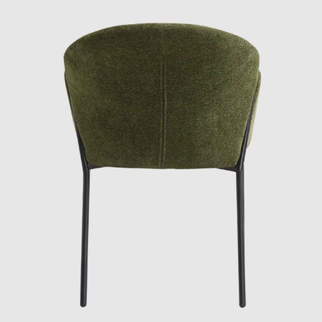 Weave Fabric Dining Chairs 55cm Wide in Set Of 2 - Petal