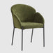 Weave Fabric Dining Chairs 55cm Wide in Set Of 2 - Petal