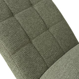 Weave Fabric Dining Chairs in Set Of 2 With Black Legs - Moseley
