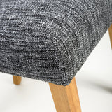 Weave Fabric Dining Chairs in Set Of 2 With Natural Legs - Como