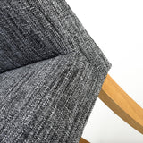 Weave Fabric Dining Chairs in Set Of 2 With Natural Legs - Como