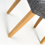 Weave Fabric Dining Chairs in Set Of 2 With Natural Legs - Como