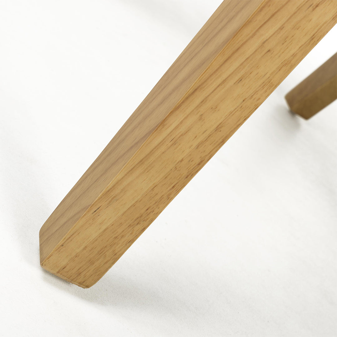 Weave Fabric Dining Chairs in Set Of 2 With Natural Legs - Moseley