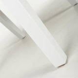 Weave Fabric Dining Chairs in Set Of 2 With White Legs - Moseley