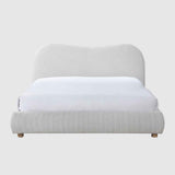 Weave Fabric Double Bed 159cm Wide - Wave