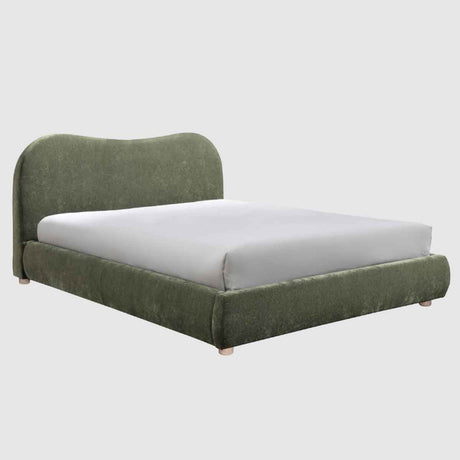 Weave Fabric Double Bed 159cm Wide - Wave