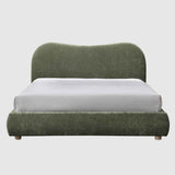 Weave Fabric Double Bed 159cm Wide - Wave